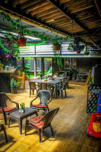 Restaurace v ubytování Hacienda Mi Montañita