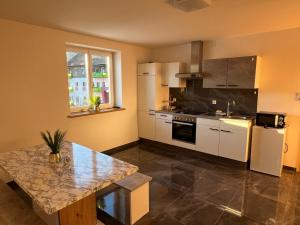 Dapur atau dapur kecil di Apartment Krasniqi