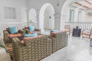 Posezení v ubytování Casa La Cartujita