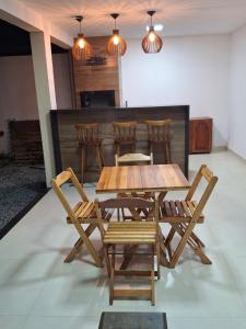 Et opholdsområde på Espaço de descanso e paz