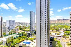 Nespecifikovaný výhled na destinaci Honolulu nebo výhled na město při pohledu z prázdninového domu