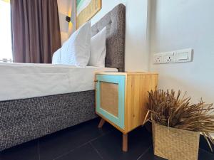 Voodi või voodid majutusasutuse Moi Induruwa by DBI toas
