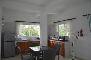 Virtuvė arba virtuvėlė apgyvendinimo įstaigoje Chez Payet Airport Guesthouse