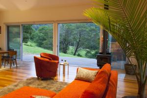 Et opholdsområde på Wilderberry Cottage