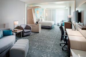 Posezení v ubytování Courtyard by Marriott Dallas Carrollton and Carrollton Conference Center