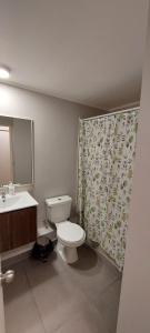 Koupelna v ubytování Arriendo departamento Villarrica