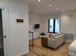 TV a/nebo společenská místnost v ubytování Apartamentos la Garita - El Taller - Cudillero