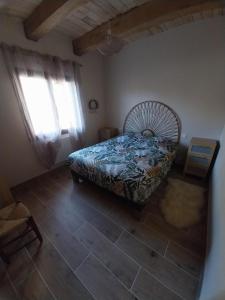Gîte Au point de Vue 객실 침대