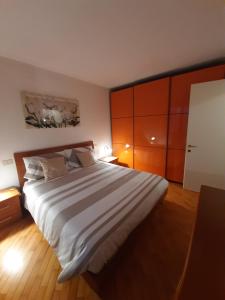 Katil atau katil-katil dalam bilik di Casa vacanze Rosy