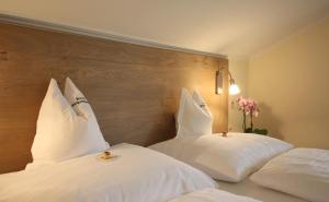 Cama o camas de una habitación en Hotel-Garni Schernthaner