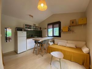 Kuchyň nebo kuchyňský kout v ubytování Bungalow Ti kaz Misouk classé 2 Etoiles + 5 fotografií