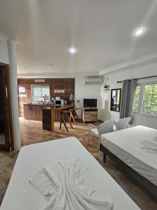 Postel nebo postele na pokoji v ubytování JP Self Catering