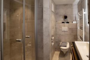 Kúpeľňa v ubytovaní Hotel Garni Subretta