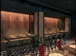 Hotel NOAH SPIRE餐厅或其他用餐的地方