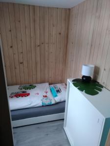 Postel nebo postele na pokoji v ubytování JuKa