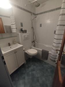 Ένα μπάνιο στο Ferienwohnung Sonnenfeld +6 φωτογραφίες