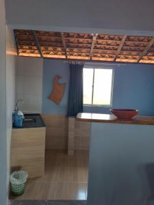 Kuchyň nebo kuchyňský kout v ubytování Cabanas del Mar pousada