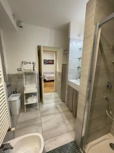 Koupelna v ubytování B&B La Fisarmonica