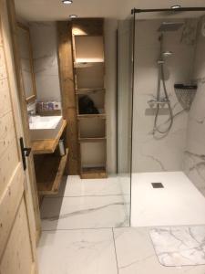 Koupelna v ubytování Appartement 6 personnes + 14 fotografií