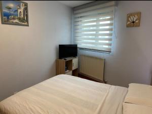 Телевизор и/или развлекательный центр в Pamplona Room