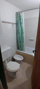 Koupelna v ubytování Departamento Trapalco