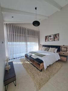 Postel nebo postele na pokoji v ubytování Villa Deluxe Au Pied de l'Atlas