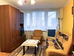 Posezení v ubytování Apartament na Nowickiego