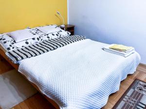 Postel nebo postele na pokoji v ubytování Apartament na Nowickiego