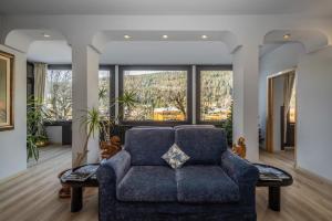 Χώρος καθιστικού στο HOTEL GARNi NORMA