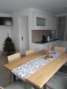 Nhà bếp/bếp nhỏ tại Casa Mont Blanc apartament 1