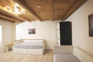 Ένα ή περισσότερα κρεβάτια σε δωμάτιο στο Ferienhaus Weideblick