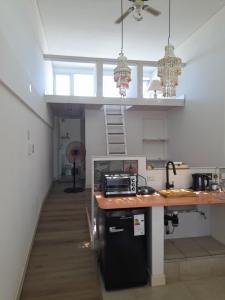 Kuchyň nebo kuchyňský kout v ubytování La Ola Zen