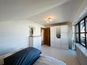 Katil atau katil-katil dalam bilik di Schönes Apartment mit traumhaftem Bergblick!