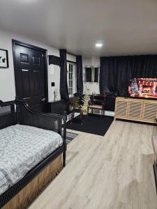 Katil atau katil-katil dalam bilik di Beautiful Studio Apartment