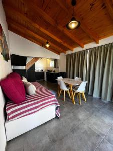 Χώρος καθιστικού στο Apart Las Lilas