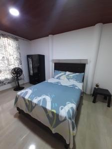 Postel nebo postele na pokoji v ubytování Apartahotel Zamflor