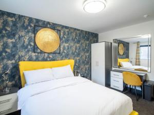 Voodi või voodid majutusasutuse Norfolk Heritage Park Rooms - Sheffield toas