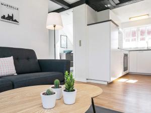 Khu vực ghế ngồi tại Cozy Retreat in Lokken - By Traum Ferienwohnungen