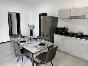 Kuchyň nebo kuchyňský kout v ubytování Mami Apartments