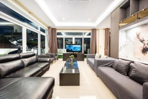Χώρος καθιστικού στο Moon Shade Pool Villa Pattaya