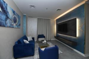 TV a/nebo společenská místnost v ubytování Palazzo hotel + 44 fotografií