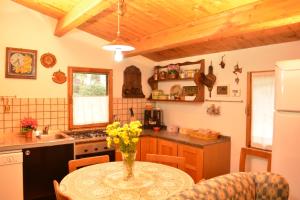 Kuchyň nebo kuchyňský kout v ubytování B&B Percorso Verde