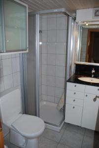 Ванна кімната в Ferienstudio Betula
