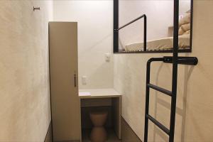 Koupelna v ubytování HOTEL minimumms女性専用カプセルホテルWomen only hotel
