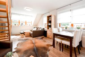 Posezení v ubytování Apartmán s terasou