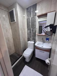 Koupelna v ubytování biglife hotel