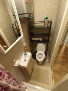 Ένα μπάνιο στο Robezu Apartments