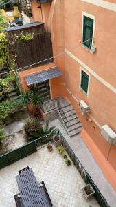 A balcony or terrace at Nice House Near Park and Sea