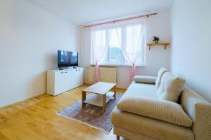 TV a/nebo společenská místnost v ubytování EVerLuck město