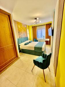 Postel nebo postele na pokoji v ubytování Elegante Apartamento TRES COLORES